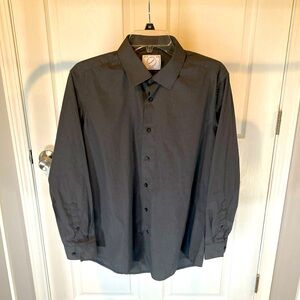 Bespoke Men’s Slim Fit Dress Shirt - Charcoal